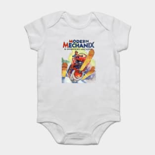 Snowmobile 1930s Baby Bodysuit